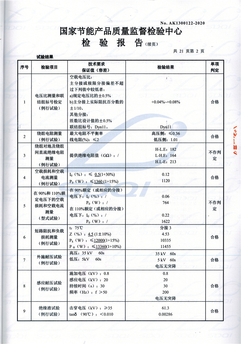 高低压试验报告-S11-1250涡阳涡阳涡阳油浸式变压器-2.jpg